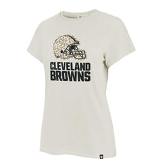 Cleveland Browns '47 Women's Panthera Frankie T-Shirt Cream - 47 brand