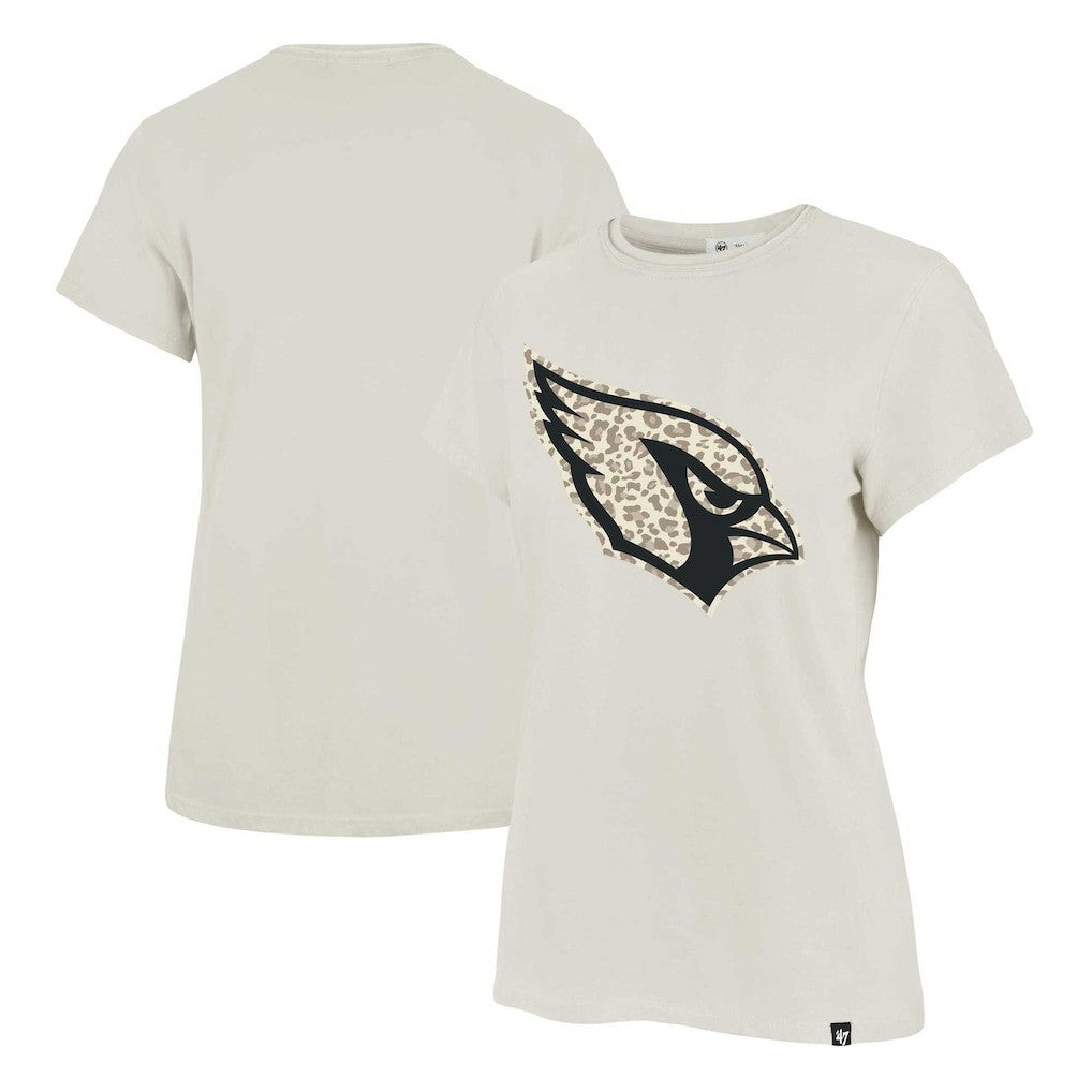 Arizona Cardinals '47 Women's Panthera Frankie T-Shirt Cream - 47 brand