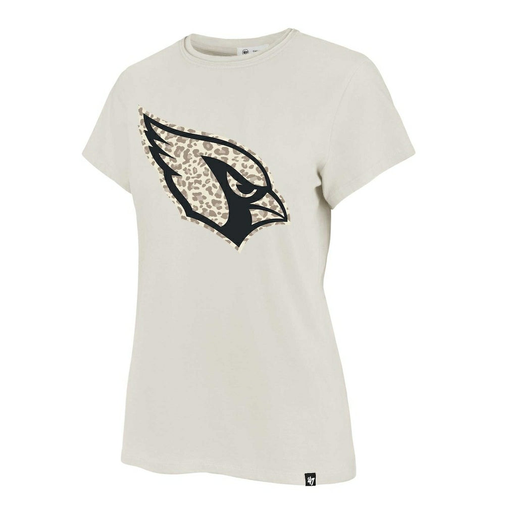 Arizona Cardinals '47 Women's Panthera Frankie T-Shirt Cream - 47 brand