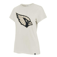 Arizona Cardinals '47 Women's Panthera Frankie T-Shirt Cream - 47 brand