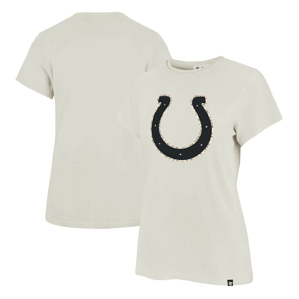 Indianapolis Colts '47 Women's Panthera Frankie T-Shirt Cream - 47 brand