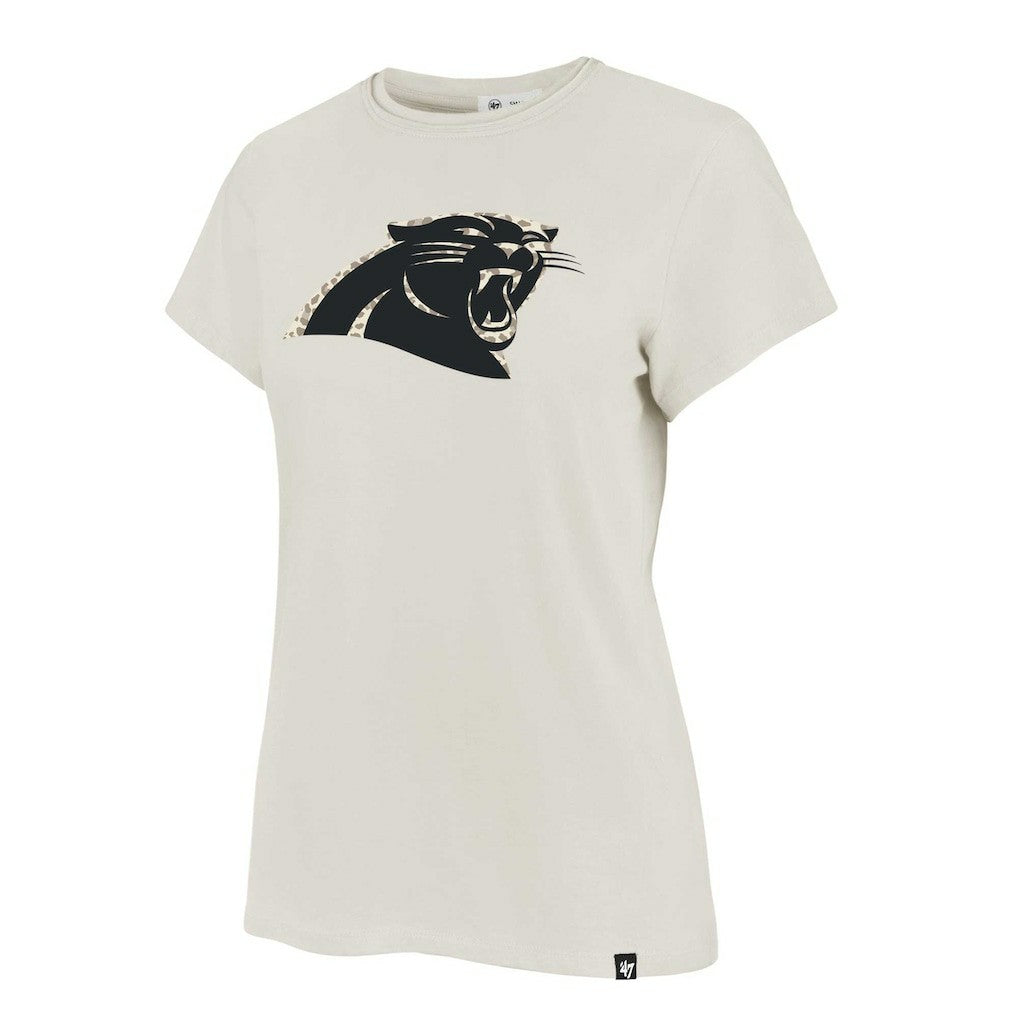 Carolina Panthers '47 Women's Panthera Frankie T-Shirt Cream - 47 brand