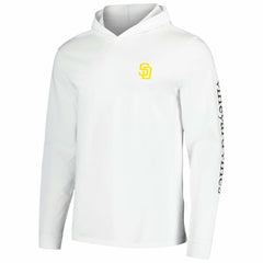 San Diego Padres Vineyard Vines Long Sleeve Hoodie T-Shirt On Sale