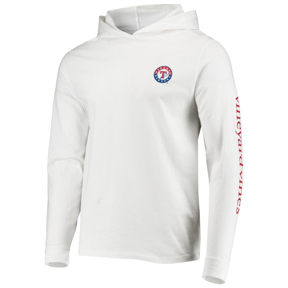 Texas Rangers Vineyard Vines Long Sleeve Hoodie T-Shirt discount