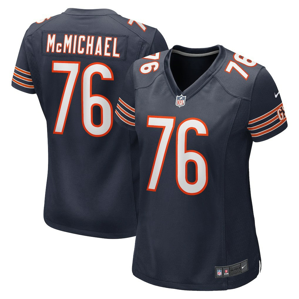 Steve McMichael Chicago Bears Women's Retired Player Game Jersey - Navy | NFL Jerseys