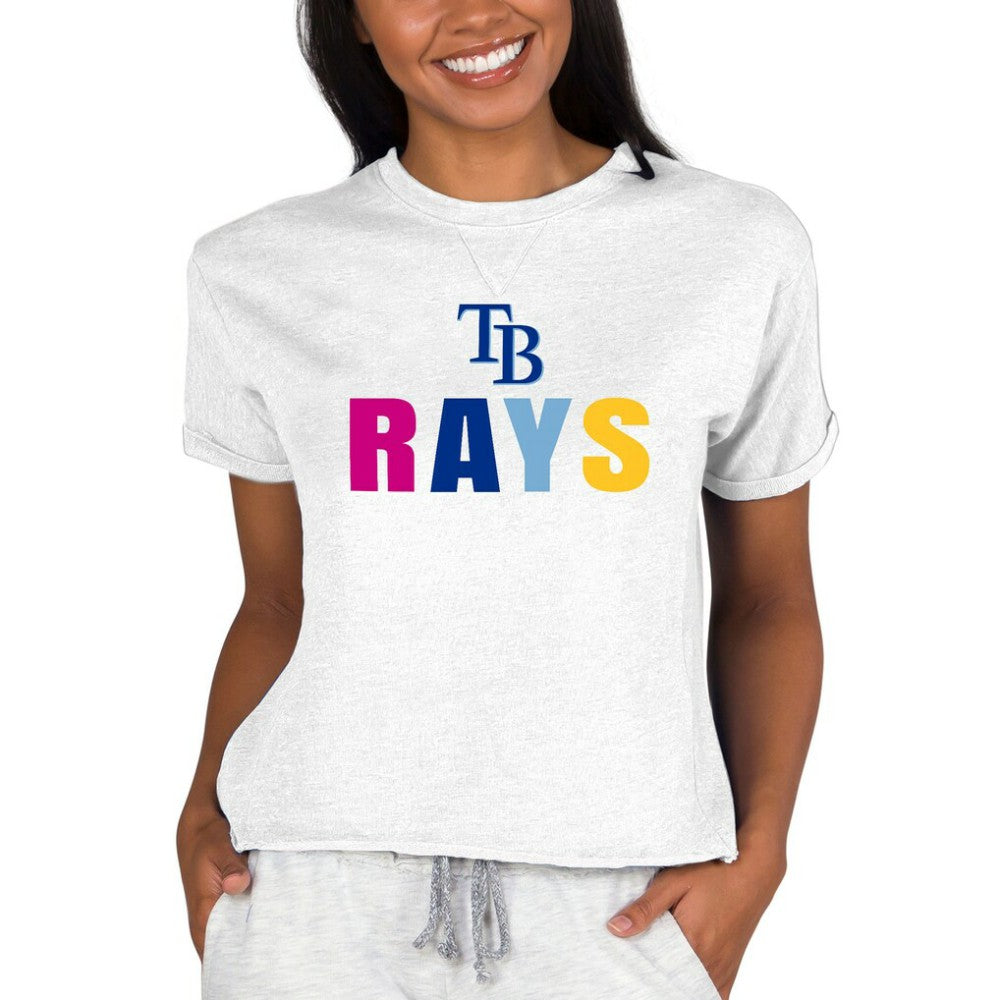 Tampa Bay Rays Concepts Sport Women's Mainstream Terry Sweatshirt On Sale