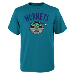 NBA - Charlotte Hornets Youth Star Wars The Child T-Shirt - Teal