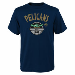 NBA - New Orleans Pelicans Youth Star Wars The Child T-Shirt - Navy