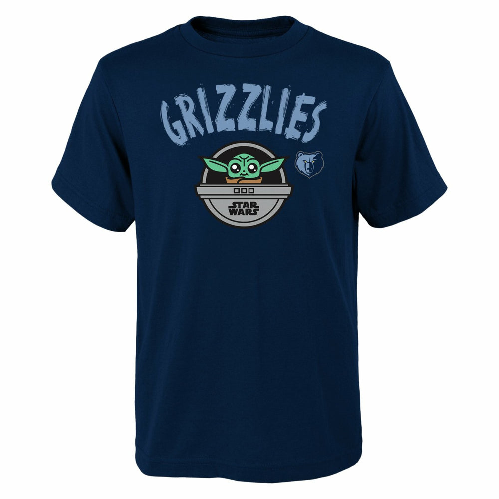 NBA - Memphis Grizzlies Youth Star Wars The Child T-Shirt - Navy