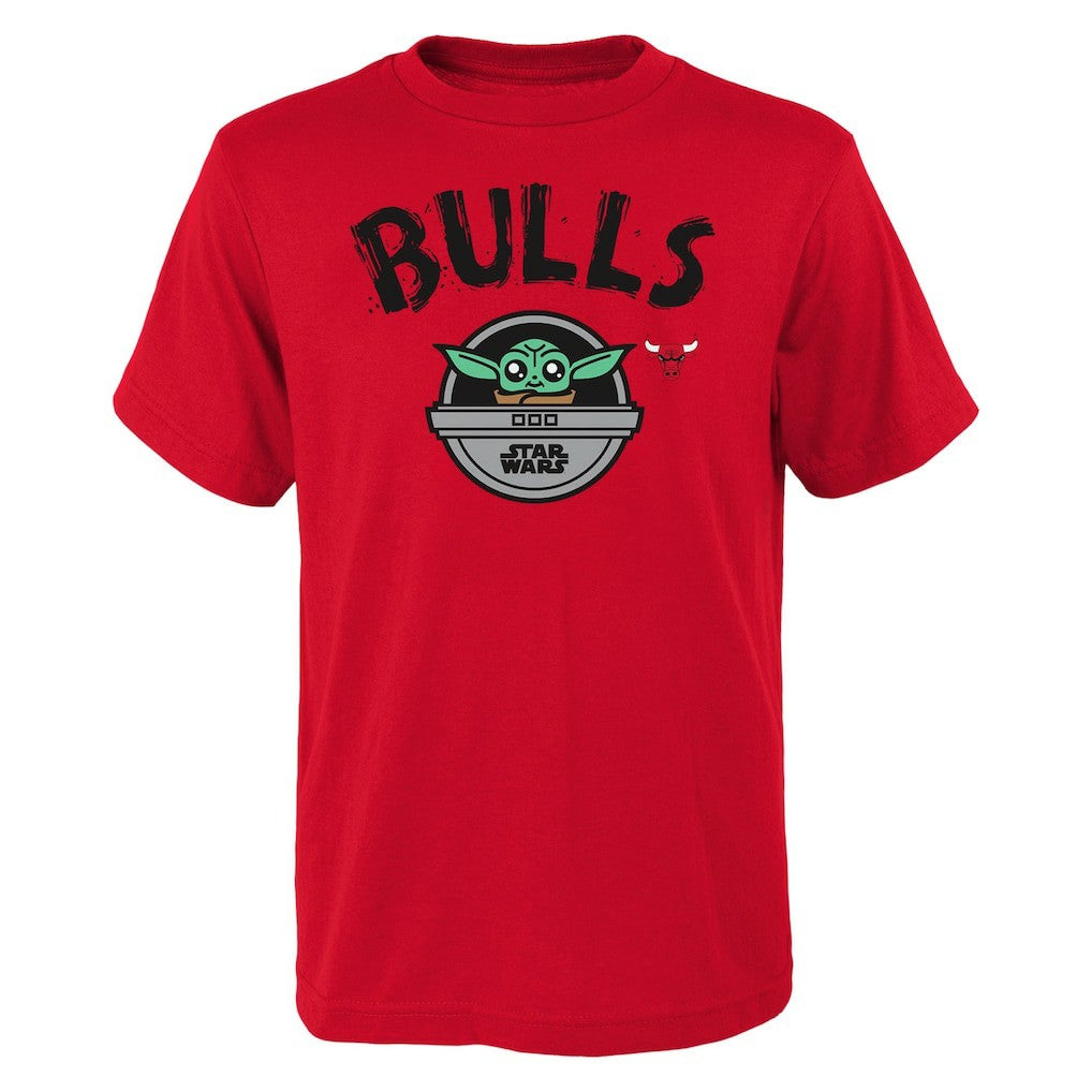 NBA - Chicago Bulls Youth Star Wars The Child T-Shirt - Red