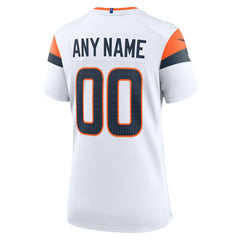 Denver Broncos Women's Mile High Collection Custom Game Jersey White - Nike