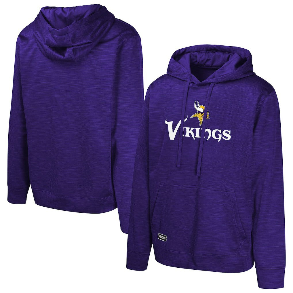 Minnesota Vikings Streak Fleece Pullover Hoodie Purple - NFL