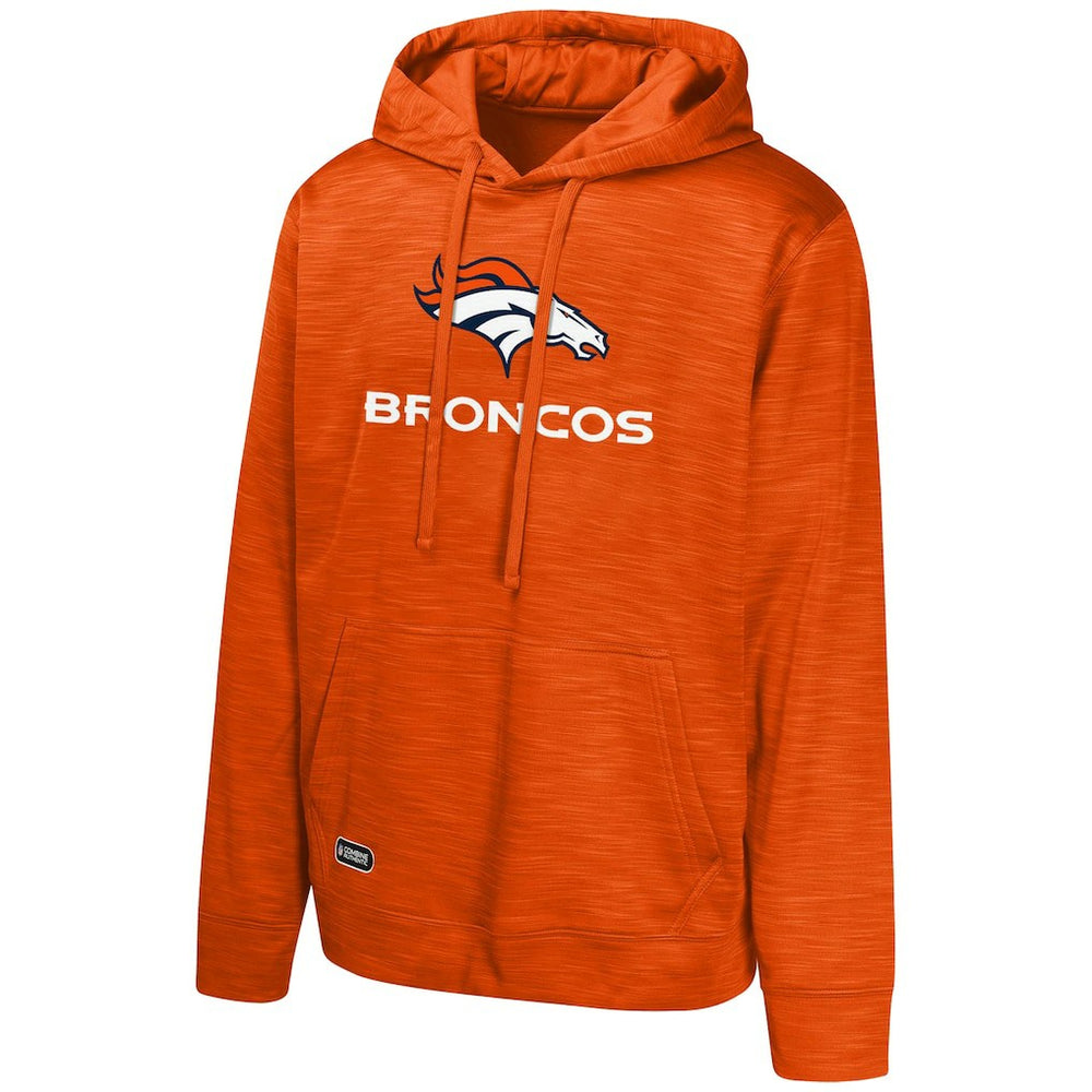 Denver Broncos Streak Fleece Pullover Hoodie Orange - NFL