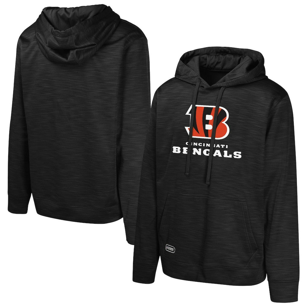 Cincinnati Bengals Streak Fleece Pullover Hoodie Black - NFL