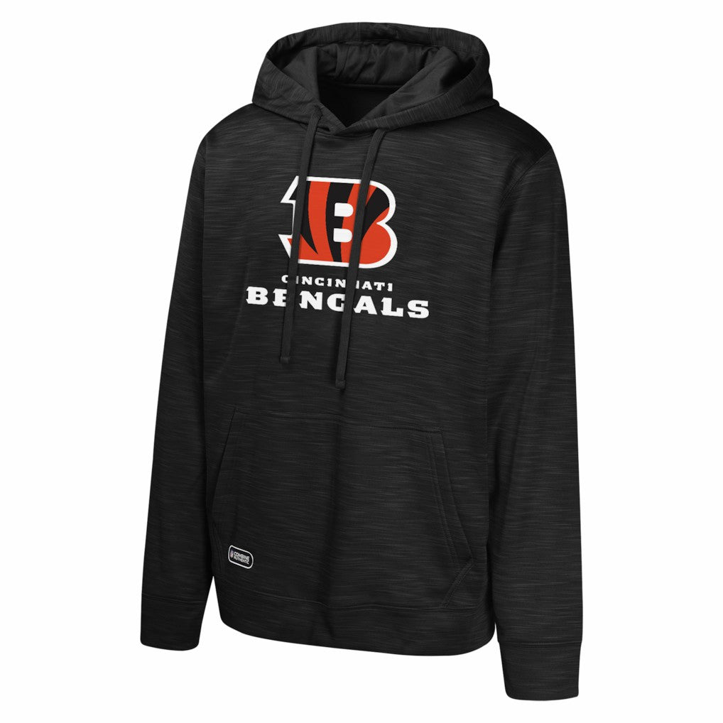 Cincinnati Bengals Streak Fleece Pullover Hoodie Black - NFL