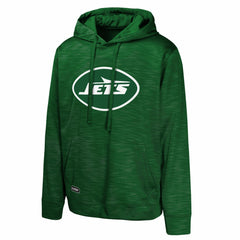 New York Jets Streak Fleece Pullover Hoodie Green - NFL