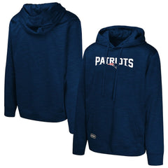 New England Patriots Streak Fleece Pullover Hoodie Navy - NFL