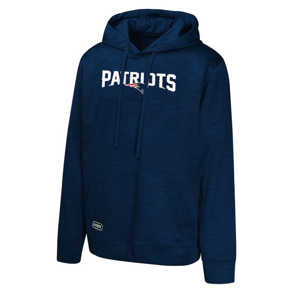 New England Patriots Streak Fleece Pullover Hoodie Navy - NFL