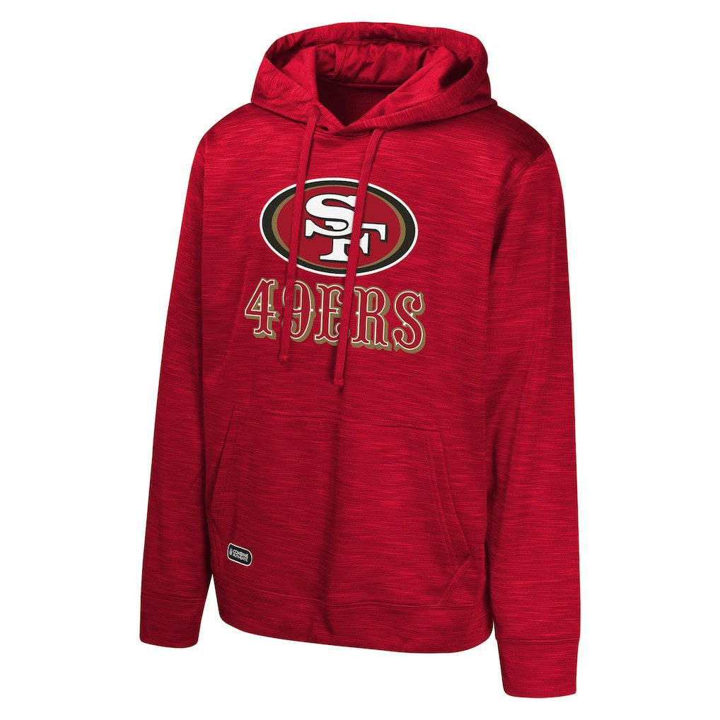San Francisco 49ers Streak Fleece Pullover Hoodie Scarlet - NFL