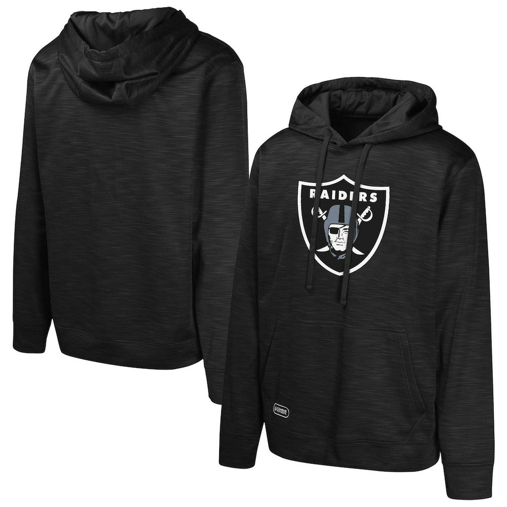 Las Vegas Raiders Streak Fleece Pullover Hoodie Black - NFL