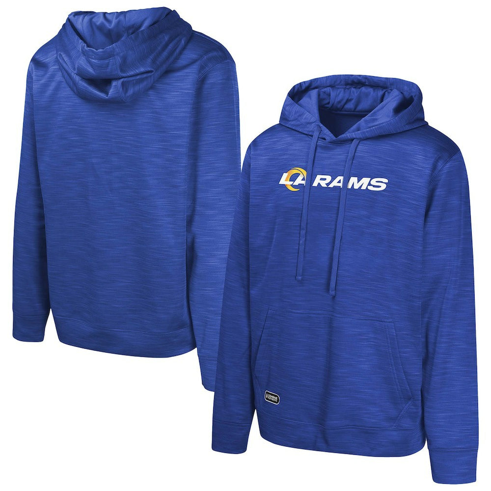 Los Angeles Rams Streak Fleece Pullover Hoodie Royal - NFL