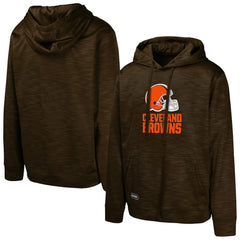 Cleveland Browns Streak Fleece Pullover Hoodie Brown - NFL
