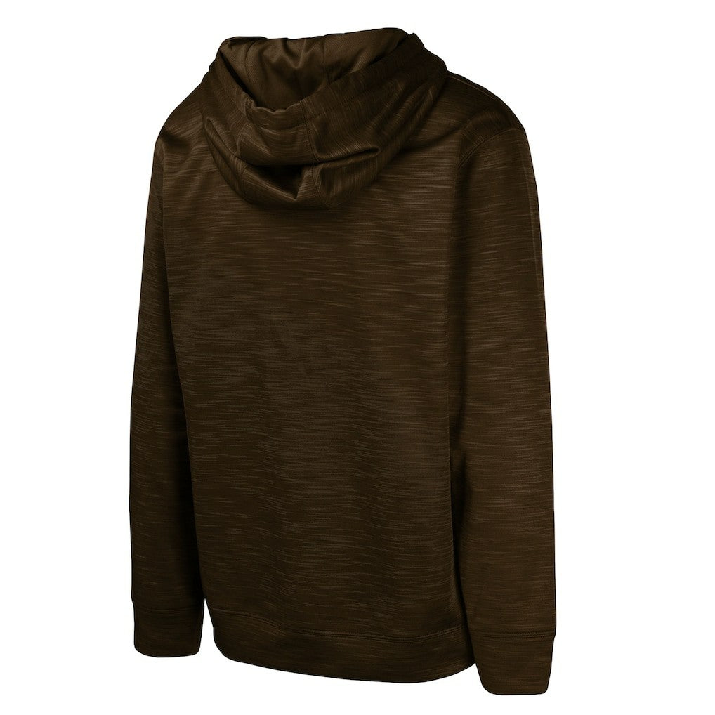 Cleveland Browns Streak Fleece Pullover Hoodie Brown - NFL