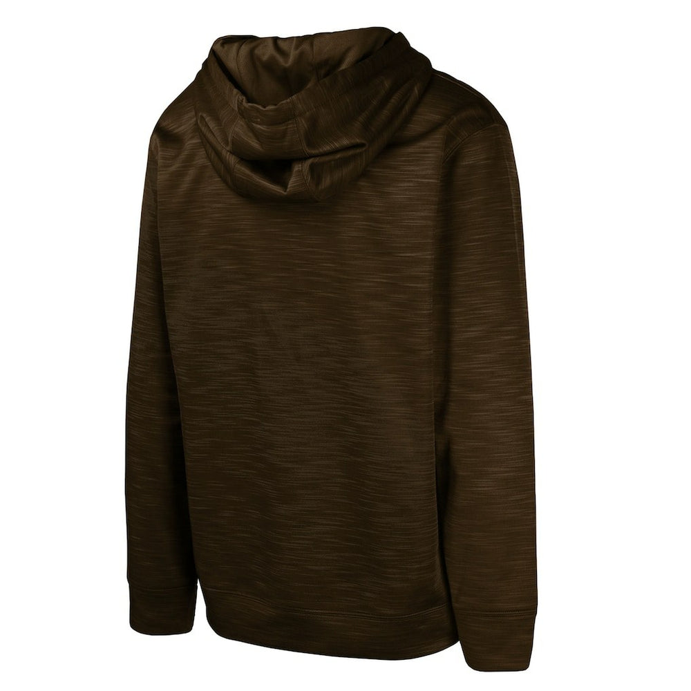 Cleveland Browns Streak Fleece Pullover Hoodie Brown - NFL