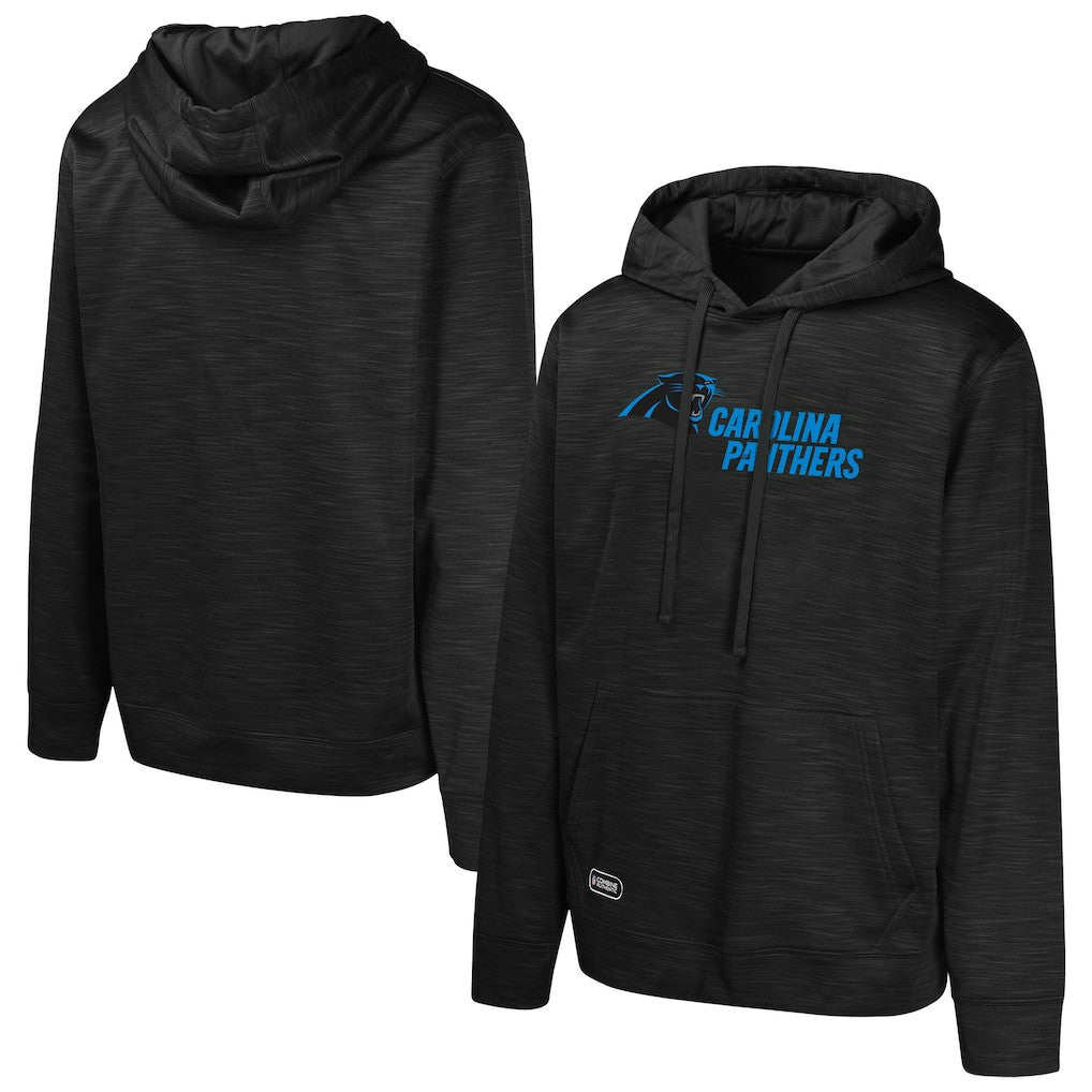Carolina Panthers Streak Fleece Pullover Hoodie Black - NFL