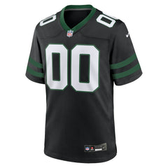 New York Jets Alternate Custom Game Jersey Legacy Black - Nike