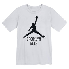 NBA - Brooklyn Nets Jordan Brand Preschool Essential Jumpman T-Shirt - White