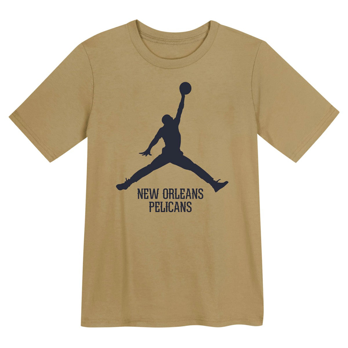 NBA - New Orleans Pelicans Jordan Brand Preschool Essential Jumpman T-Shirt - Gold