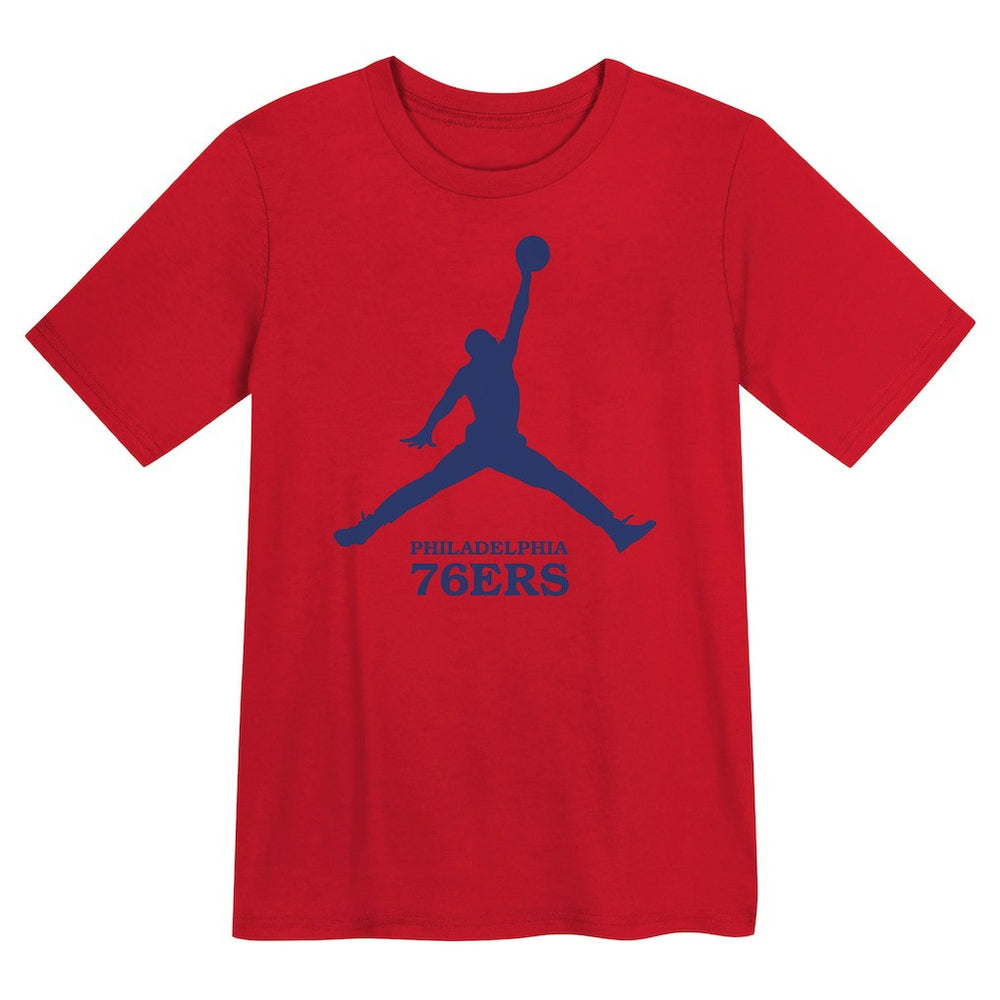 NBA - Philadelphia 76ers Jordan Brand Preschool Essential Jumpman T-Shirt - Red