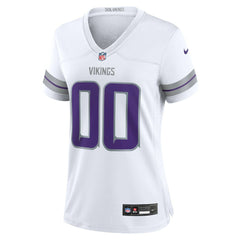 Minnesota Vikings Women's Alternate Custom Game Jersey White - Nike
