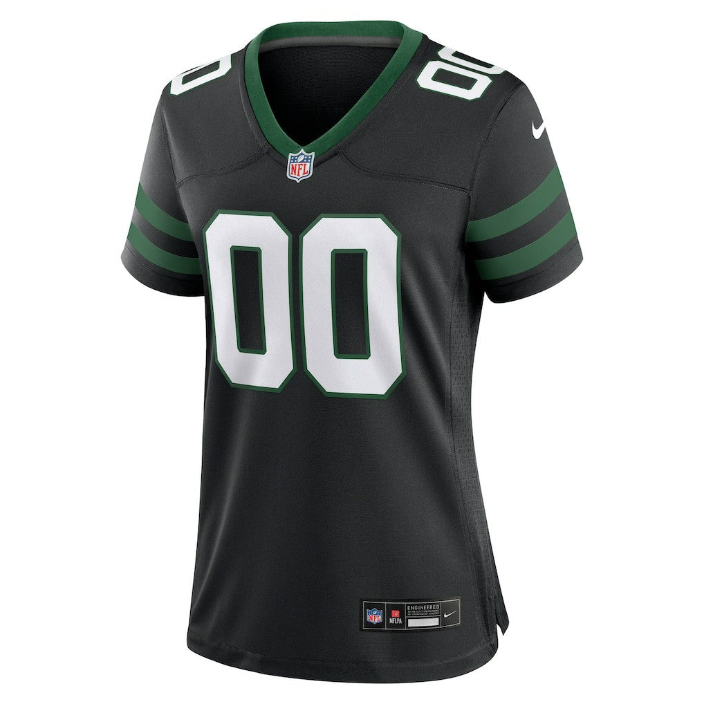 New York Jets Women's Alternate Custom Game Jersey Legacy Black - Nike
