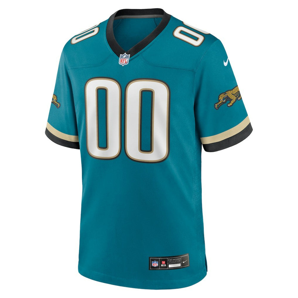 Jacksonville Jaguars Prowler Throwback Custom Game Jersey Teal - Nike