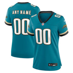 Jacksonville Jaguars Women's Prowler Throwback Custom Game Jersey Teal - Nike