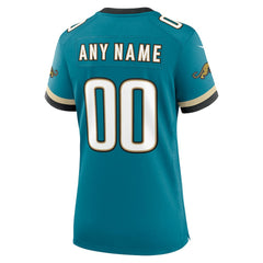 Jacksonville Jaguars Women's Prowler Throwback Custom Game Jersey Teal - Nike