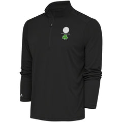 NBA - Denver Nuggets Antigua Shamrock Tribute Quarter-Zip Pullover Top - Charcoal