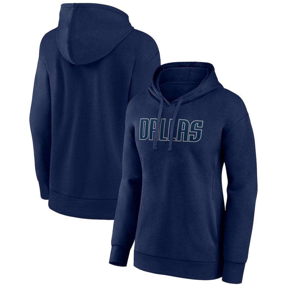 NBA - Dallas Mavericks Women's Wordmark Pullover Hoodie - Navy