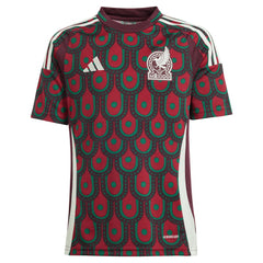 Adidas Mexico National Team Youth 2024 Home Replica Jerseys - Burgundy