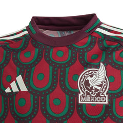Adidas Mexico National Team Youth 2024 Home Replica Jerseys - Burgundy