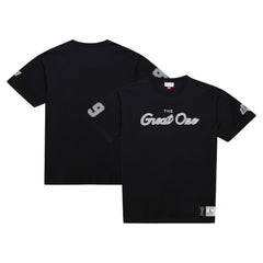 Wayne Gretzky Los Angeles Kings - Mitchell & Ness Premium Nickname Vintage Logo T-Shirt Black