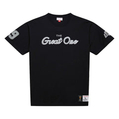 Wayne Gretzky Los Angeles Kings - Mitchell & Ness Premium Nickname Vintage Logo T-Shirt Black