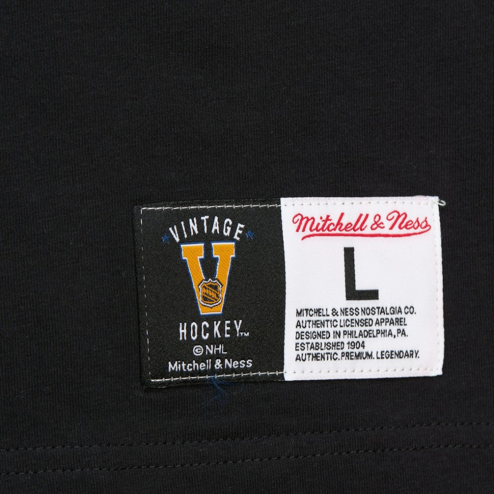 Wayne Gretzky Los Angeles Kings - Mitchell & Ness Premium Nickname Vintage Logo T-Shirt Black