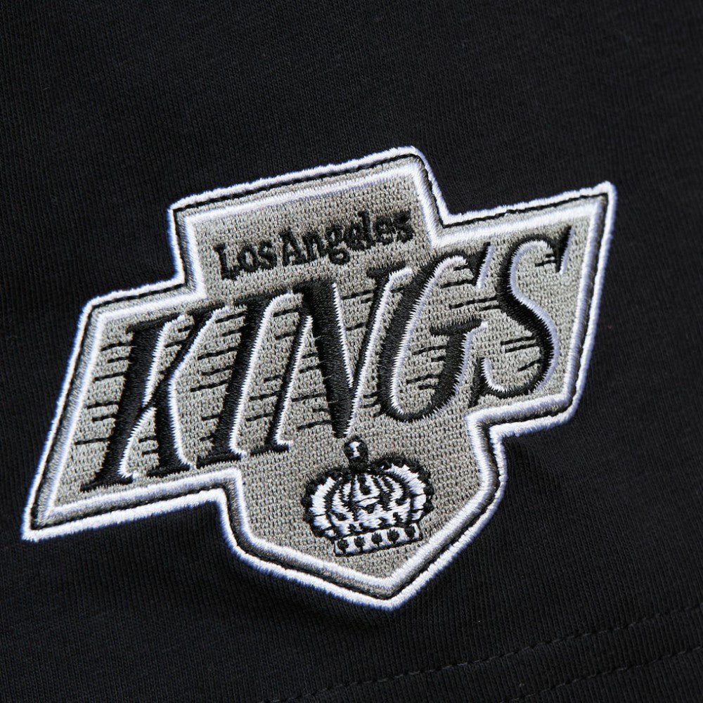 Wayne Gretzky Los Angeles Kings - Mitchell & Ness Premium Nickname Vintage Logo T-Shirt Black