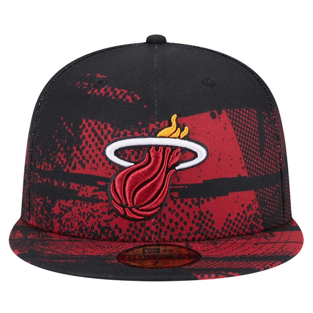 New Era - Miami Heat Tip-Off 59FIFTY Fitted Hat - Black
