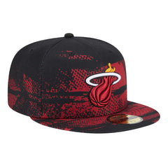 New Era - Miami Heat Tip-Off 59FIFTY Fitted Hat - Black