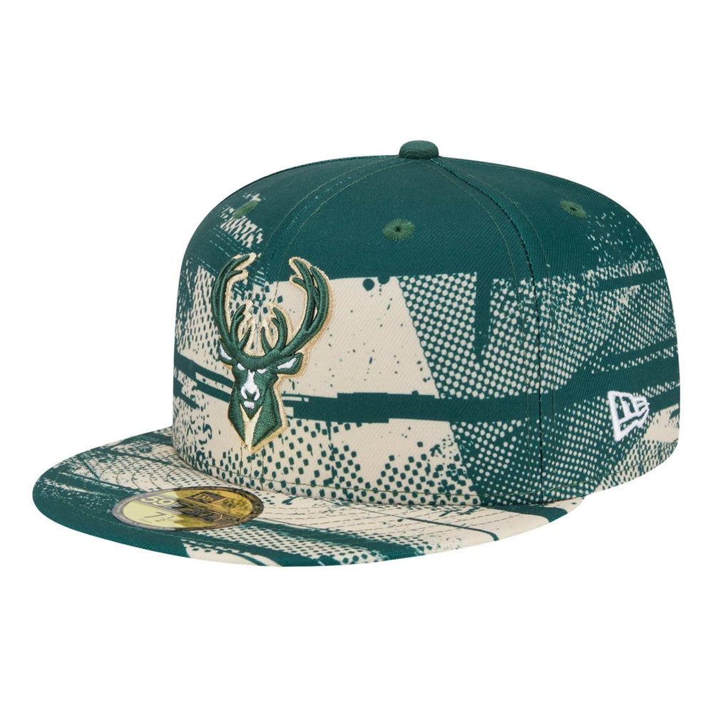 New Era - Milwaukee Bucks Tip-Off 59FIFTY Fitted Hat - Hunter Green