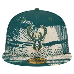 New Era - Milwaukee Bucks Tip-Off 59FIFTY Fitted Hat - Hunter Green